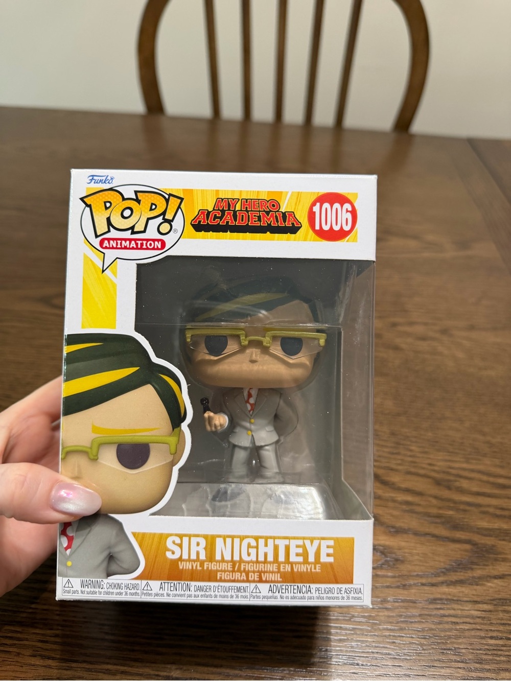 Funko Pop! My Hero Academia Sir Nighteye – Yellow & Green Accents
